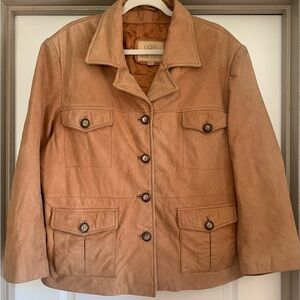 Classic Tan Leather Jacket